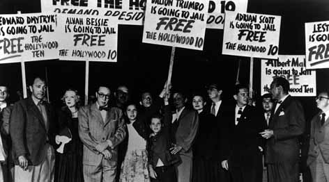 El Comité de la Primera Enmienda en plena protesta